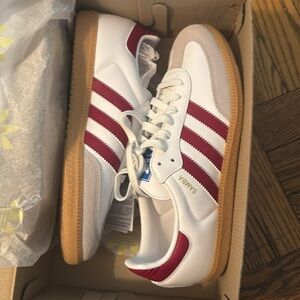 Red Adidas Sambas